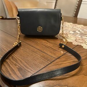 Tory Burch Robinson Black Crossbody Bag